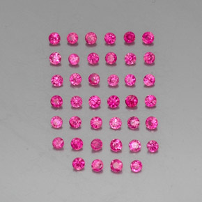  ct natürliche roter Rubin-Edelsteine, Rundschliff, VVS-VS