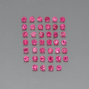  ct natürliche roter Rubin-Edelsteine, Rundschliff, VVS-VS