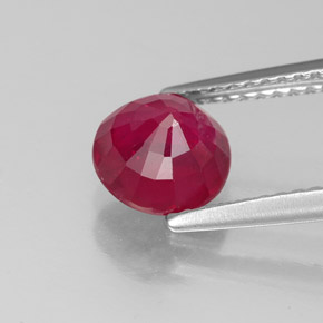 1,87 ctw natürlicher roter Rubin, Rundschliff, VS-SI