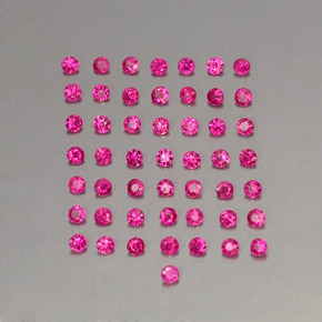  ct natürliche roter Rubin-Edelsteine, Rundschliff, VS-SI