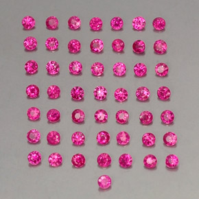  ct natürliche roter Rubin-Edelsteine, Rundschliff, VS-SI