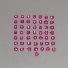  ct natürliche roter Rubin-Edelsteine, Rundschliff, VS-SI