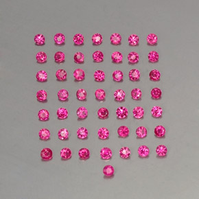  ct natürliche roter Rubin-Edelsteine, Rundschliff, VS-SI