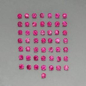  ct natürliche roter Rubin-Edelsteine, Rundschliff, VS-SI