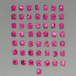  ct natürliche roter Rubin-Edelsteine, Rundschliff, VS-SI