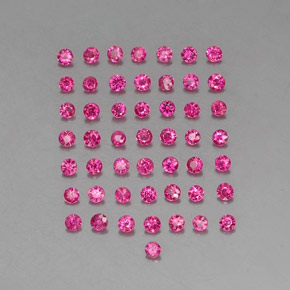 1,22 ct natürliche roter Rubin-Edelsteine, Rundschliff, VS-SI