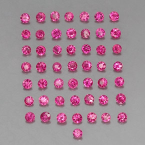 1,22 ct natürliche roter Rubin-Edelsteine, Rundschliff, VS-SI