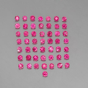  ct natürliche roter Rubin-Edelsteine, Rundschliff, VS-SI