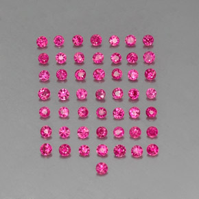  ct natürliche roter Rubin-Edelsteine, Rundschliff, VS-SI