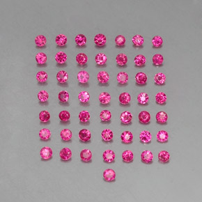  ct natürliche roter Rubin-Edelsteine, Rundschliff, VS-SI