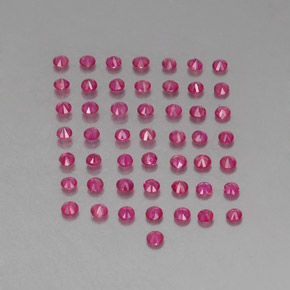  ct natürliche roter Rubin-Edelsteine, Rundschliff, VS-SI