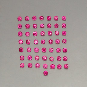  ct natürliche roter Rubin-Edelsteine, Rundschliff, VS-SI