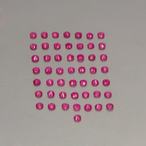  ct natürliche roter Rubin-Edelsteine, Rundschliff, VS-SI