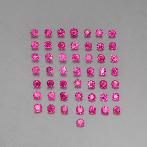  ct natürliche roter Rubin-Edelsteine, Rundschliff, VS-SI
