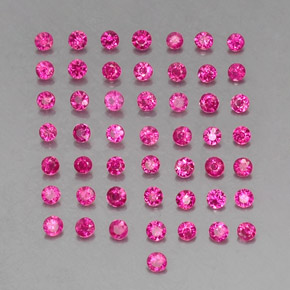  ct natürliche roter Rubin-Edelsteine, Rundschliff, VS-SI