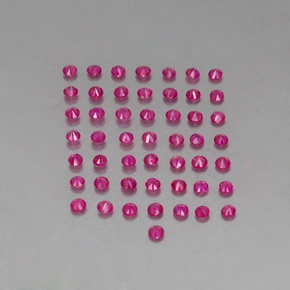  ct natürliche roter Rubin-Edelsteine, Rundschliff, VS-SI