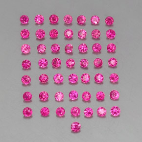  ct natürliche roter Rubin-Edelsteine, Rundschliff, VS-SI