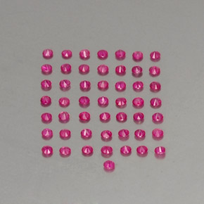 1,36 ct natürliche roter Rubin-Edelsteine, Rundschliff, VS-SI