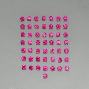  ct natürliche roter Rubin-Edelsteine, Rundschliff, VS-SI