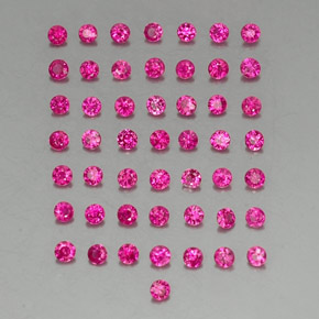  ct natürliche roter Rubin-Edelsteine, Rundschliff, VS-SI