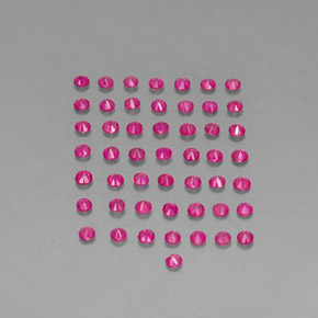  ct natürliche roter Rubin-Edelsteine, Rundschliff, VS-SI