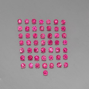  ct natürliche roter Rubin-Edelsteine, Rundschliff, VS-SI
