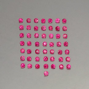  ct natürliche roter Rubin-Edelsteine, Rundschliff, VS-SI