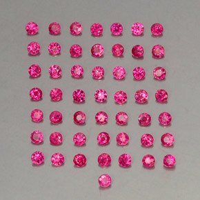  ct natürliche roter Rubin-Edelsteine, Rundschliff, VS-SI