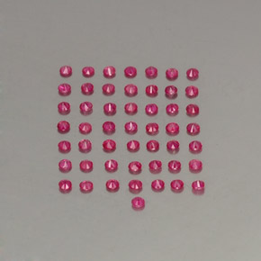  ct natürliche roter Rubin-Edelsteine, Rundschliff, VS-SI