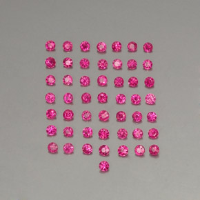  ct natürliche roter Rubin-Edelsteine, Rundschliff, VS-SI