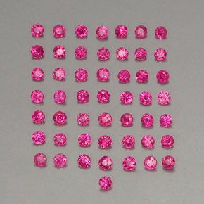  ct natürliche roter Rubin-Edelsteine, Rundschliff, VS-SI