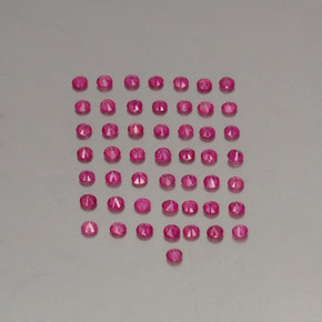  ct natürliche roter Rubin-Edelsteine, Rundschliff, VS-SI