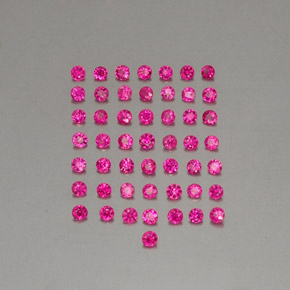  ct natürliche roter Rubin-Edelsteine, Rundschliff, VS-SI