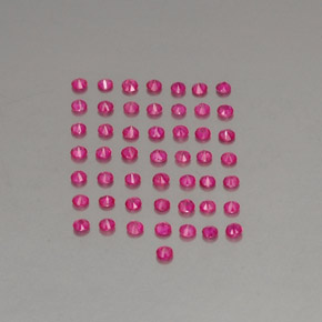  ct natürliche roter Rubin-Edelsteine, Rundschliff, VS-SI