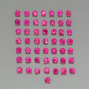 1,33 ct natürliche roter Rubin-Edelsteine, Rundschliff, VS-SI