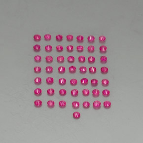1,33 ct natürliche roter Rubin-Edelsteine, Rundschliff, VS-SI