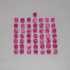 1,19 ct natürliche roter Rubin-Edelsteine, Rundschliff, VS-SI