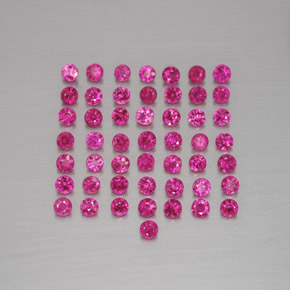 1,18 ct natürliche roter Rubin-Edelsteine, Rundschliff, VS-SI
