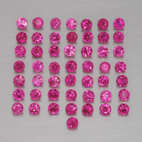 1,18 ct natürliche roter Rubin-Edelsteine, Rundschliff, VS-SI