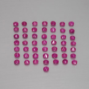1,18 ct natürliche roter Rubin-Edelsteine, Rundschliff, VS-SI