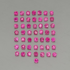  ct natürliche roter Rubin-Edelsteine, Rundschliff, VS-SI