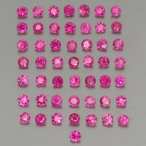  ct natürliche roter Rubin-Edelsteine, Rundschliff, VS-SI