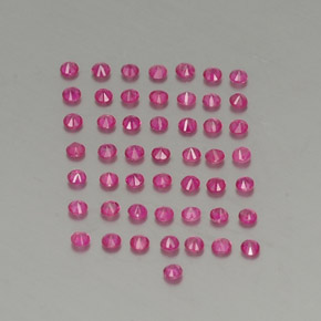  ct natürliche roter Rubin-Edelsteine, Rundschliff, VS-SI