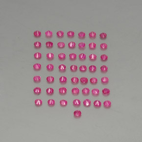 1,37 ct natürliche roter Rubin-Edelsteine, Rundschliff, VS-SI