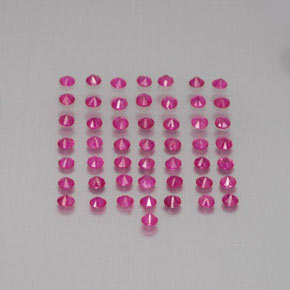  ct natürliche roter Rubin-Edelsteine, Rundschliff, VS-SI