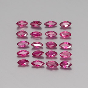  ct natürliche roter Rubin-Edelsteine, Marquise, VS-SI