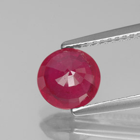 1,73 ctw natürlicher roter Rubin, Rundschliff, VS-SI