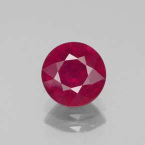 1,80 ctw natürlicher roter Rubin, Rundschliff, VS-SI