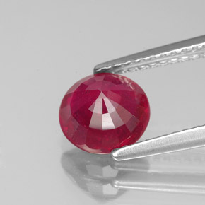 1,80 ctw natürlicher roter Rubin, Rundschliff, VS-SI