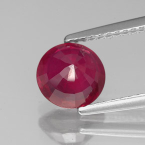 1,82 ctw natürlicher roter Rubin, Rundschliff, VS-SI